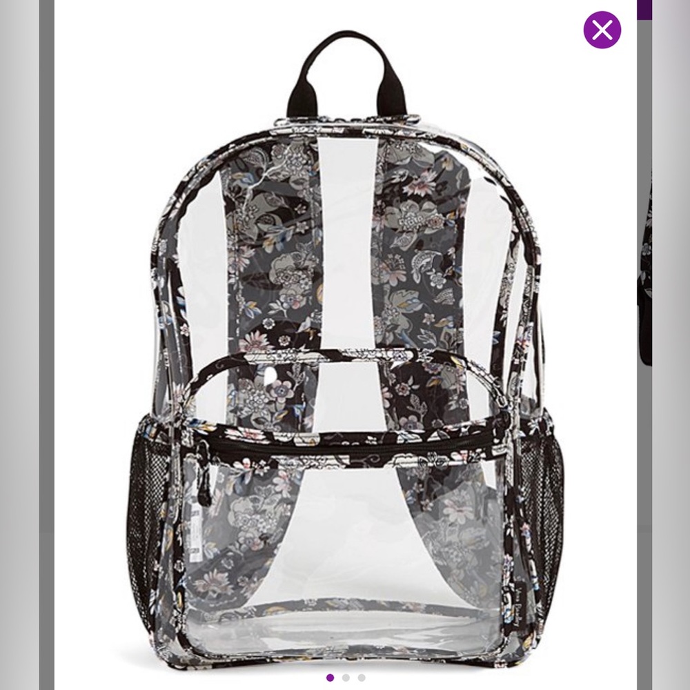 Vera Bradley Clear Backpack 😍